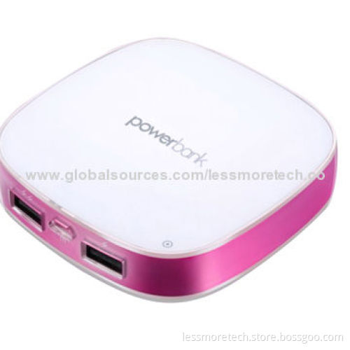 Fashion Power Banks, 5,500mAh, Crystal Housing and Private Mode
